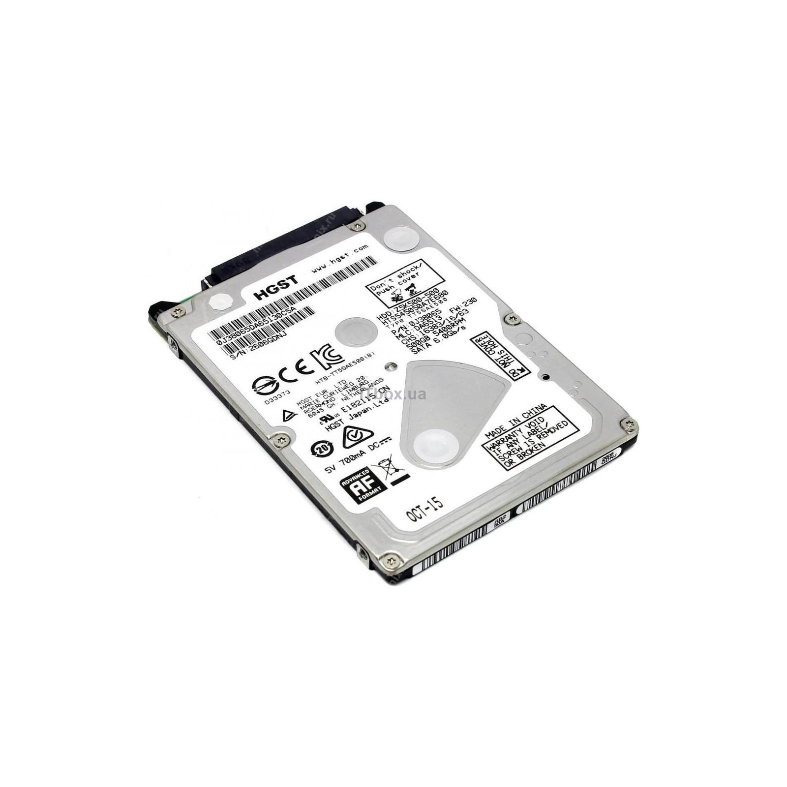 Жесткий диск для ноутбука 2.5' 500GB WDC Hitachi HGST #0J38065 ...