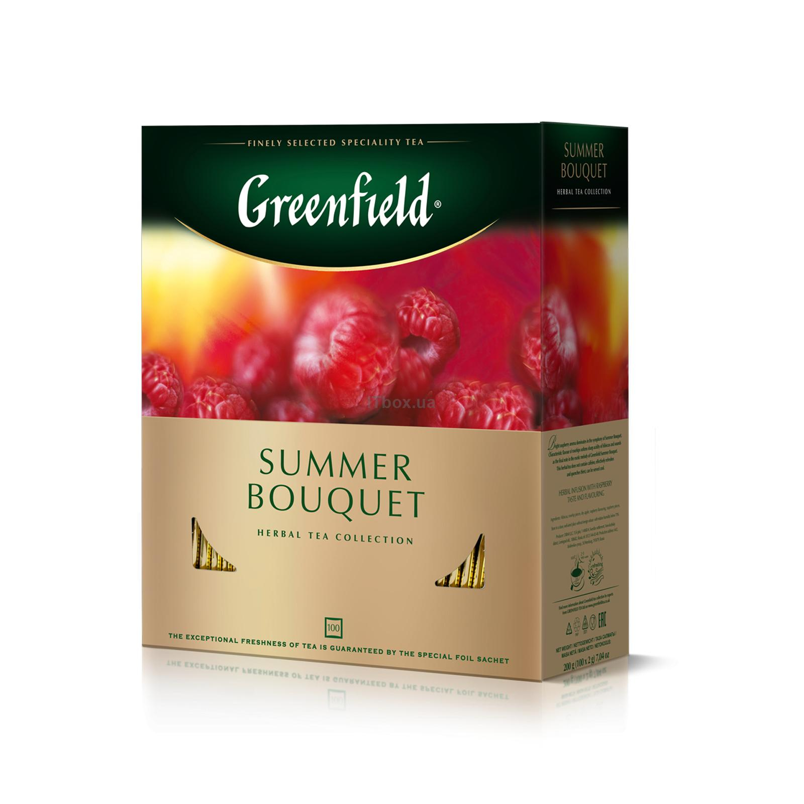 Чай Greenfield Summer Bouquet 100шт gf.106451 - купить в Киеве | Цена ...
