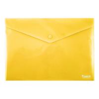Папка - конверт Axent А4, textured plastic, yellow Фото