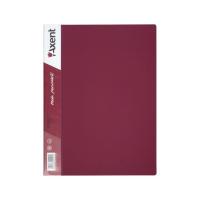 Папка с файлами Axent 20 sheet protectors, burgundy Фото