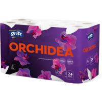 Туалетная бумага Grite Orchidea 3 слоя 24 рулона Фото
