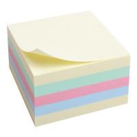Бумага для заметок Axent with adhesive layer 75x75мм,450sheets,pastel color Фото