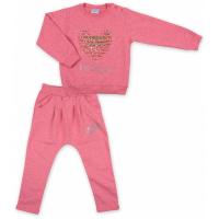 Набір дитячого одягу Breeze кофта и брюки персиковый меланж Фото