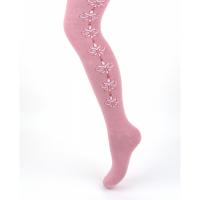 Колготки UCS Socks с розовыми цветочками по бокам Фото
