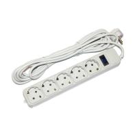 Сетевой фильтр питания Merlion 5 розеток, 4.5 м Фото