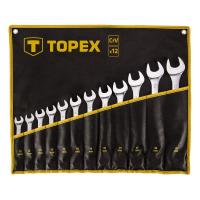 Набір інструментів Topex ключей комбинированных 13 -32 мм, 12 шт. Фото