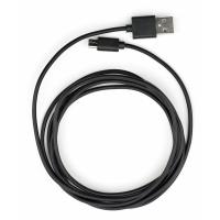 Дата кабель Vinga USB 2.0 AM to Micro 5P PVC 1.8m black Фото