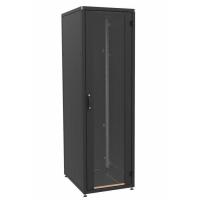 Шкаф напольный Zpas 33U, 600x800, glass door, black Фото