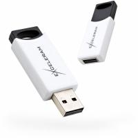 USB флеш накопичувач eXceleram 64GB H2 Series White/Black USB 2.0 Фото