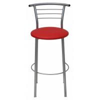 Барний стілець Примтекс плюс барный 1011 Hoker alum S-3120 Red Фото