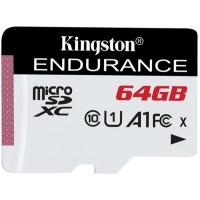 Карта памяти Kingston 64GB microSDXC class 10 UHS-I U1 A1 High Endurance Фото