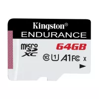 Карта памяти Kingston 64GB microSDXC class 10 UHS-I U1 A1 High Endurance Фото