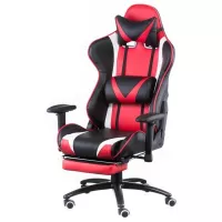 Крісло ігрове Special4You ExtremeRace black/red with footrest Фото