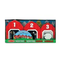 Развивающая игрушка Melissa&Doug Набор блоков-сараев с животными Фото