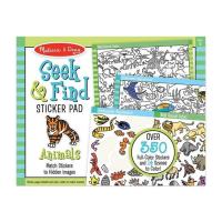 Набор для творчества Melissa&Doug Найди и наклей наклейку Животные Фото