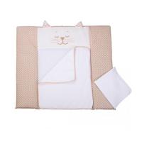 Пеленальный матрасик Верес Smiling Animals beige (72*80) Фото