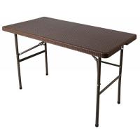Туристичний стіл Time Eco ТЕ-1833, коричневий, 1,22 м Фото