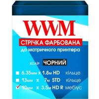 Стрічка до принтерів WWM 10мм х 3.5м HD (П.) Black Фото