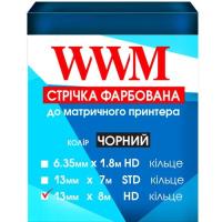 Стрічка до принтерів WWM 13мм х 8м HD к. Black Фото
