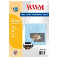 Пленка для печати WWM A4, 180мкм, 10л, for inkjet, waterproof translucen Фото
