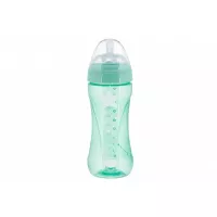 Бутылочка для кормления Nuvita Mimic Cool 330 мл зеленая Фото