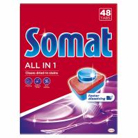Таблетки для посудомоечных машин Somat All in 1 48 шт Фото
