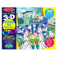 Набір для творчості Melissa&Doug 3D розмальовка по точках для дівчаток Фото
