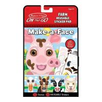 Набор для творчества Melissa&Doug Блокнот с многоразовыми наклейками Ферма Фото