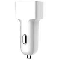 Зарядное устройство ColorWay 2USB AUTO ID 2.4A (12W) white Фото