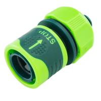 Коннектор для шланга Verto СТОП, 3/4 двухкомпонентный Фото