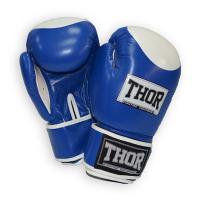 Боксерские перчатки Thor Competition 12oz Blue/White Фото