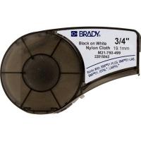 Лента для принтера этикеток Brady M21-750-499, nylon, 19.05mm/4.87m, Black on White Фото