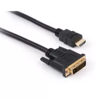 Кабель мультимедийный Vinga HDMI M to DVI M 5.0m 24+1pin Фото