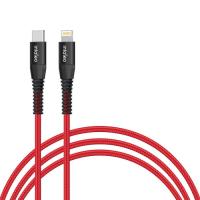 Дата кабель Intaleo USB-C to Lightning 1.2m 18W red Фото