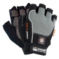 Перчатки для фитнеса Power System Mans Power PS-2580 Black/Grey XS Фото