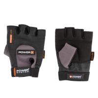 Перчатки для фитнеса Power System Power Plus PS-2500 Black/Grey M Фото
