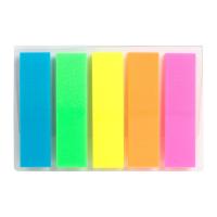 Стікер-закладка Axent Plastic bookmarks 5х12х45mm, 125шт Фото