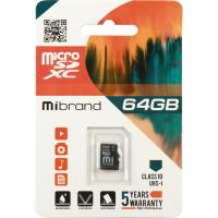 Карта пам'яті Mibrand 64GB microSDXC class 10 UHS-I Фото