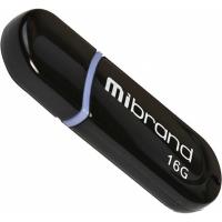 USB флеш накопичувач Mibrand 16GB Panther Black USB 2.0 Фото