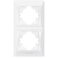 Рамка Videx BINERA белая 2 поста Фото