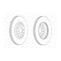 Гальмівний диск FERODO DDF2000C Фото