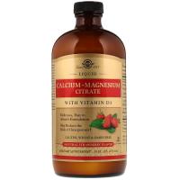 Минералы Solgar Рідкий Кальцій + Магній + D3, Calcium Magnesium Ci Фото