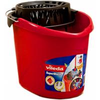 Відро для швабр Vileda Super Mocio с отжимом красное 10 л Фото
