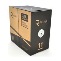 Кабель сетевой Ritar UTP 305м, cat 6, CU, КВП 4*2*0,56мм, White, indoor Фото