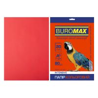 Папір Buromax А4, 80g, INTENSIVE red, 20sh Фото