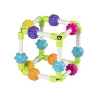 Погремушка Fat Brain Toys прорезыватель тактильный Кубби Quubi Фото