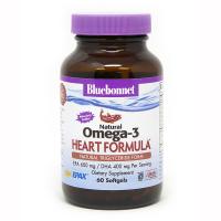 Жирные кислоты Bluebonnet Nutrition Омега-3 Формула для Сердца, Omega-3 Heart Formula Фото