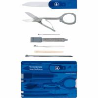 Нож Victorinox SwissCard Transparent Blue Фото