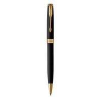 Ручка шариковая Parker SONNET 17 Matte Black Lacquer GT BP Фото