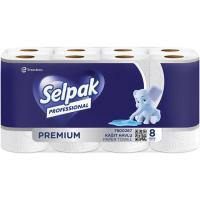 Паперові рушники Selpak Professional Premium 3 шари 11.25 м 8 рулонів Фото